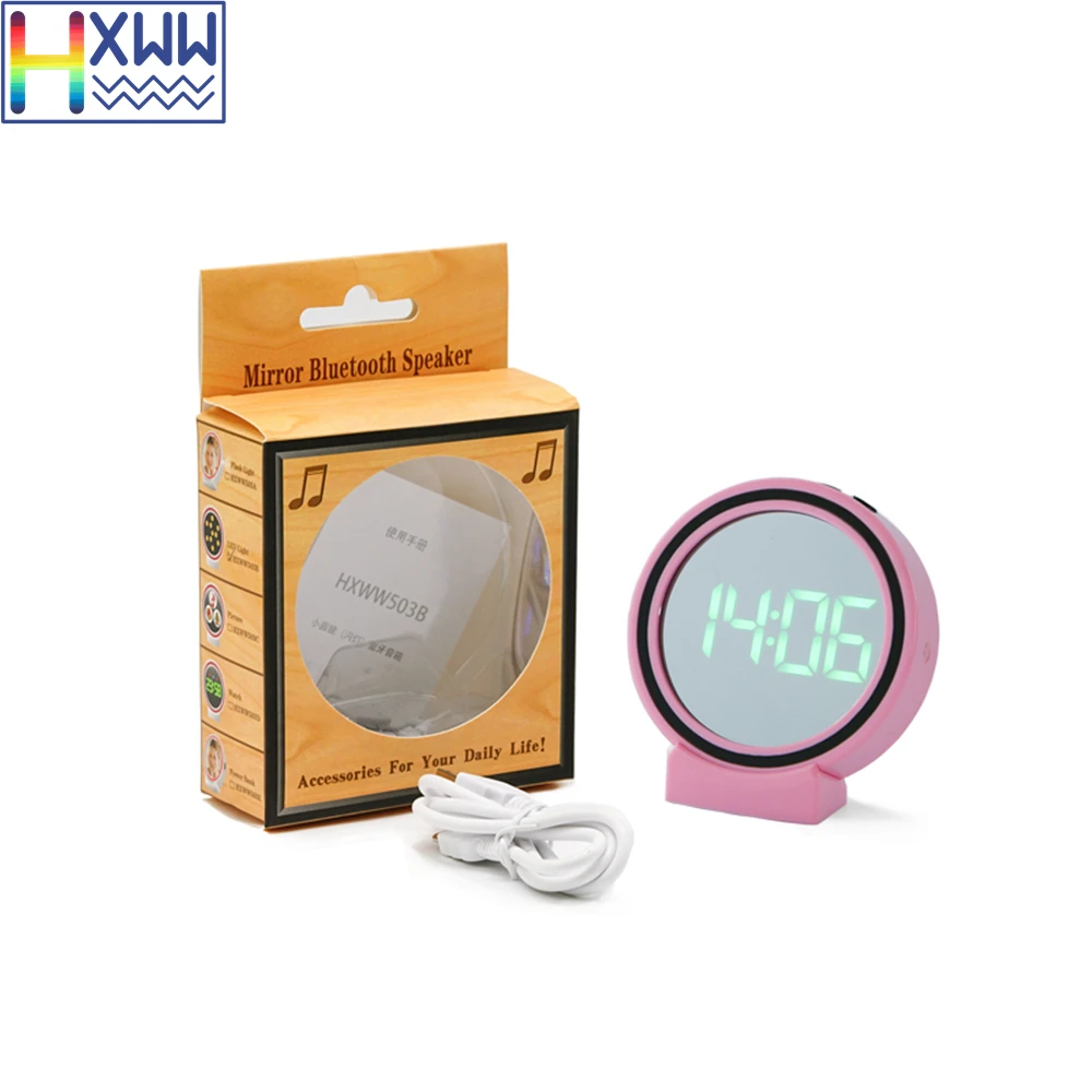 HXWW хорошая Акция Настольный портативный косметическое зеркало беспроводной