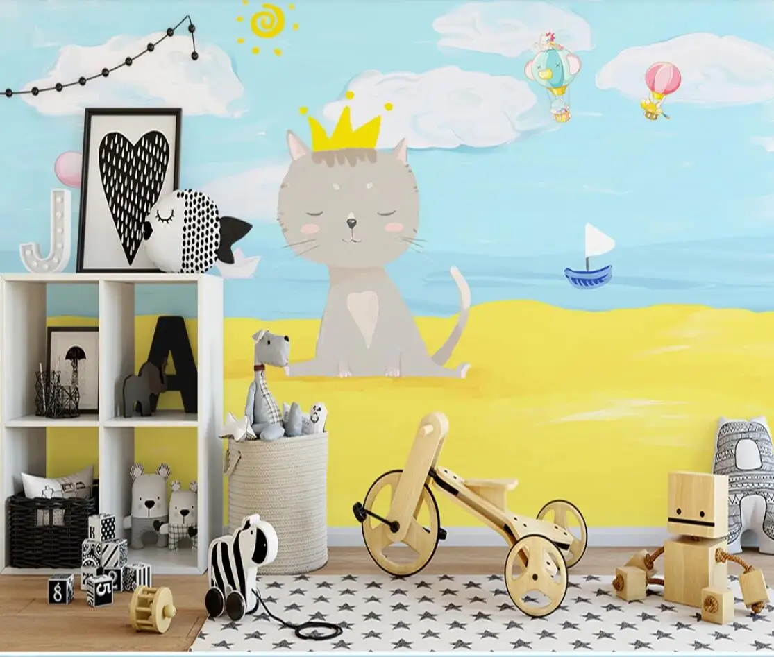 Настенные 3D-обои для детской спальни рулон фотобумаги на заказ с изображением
