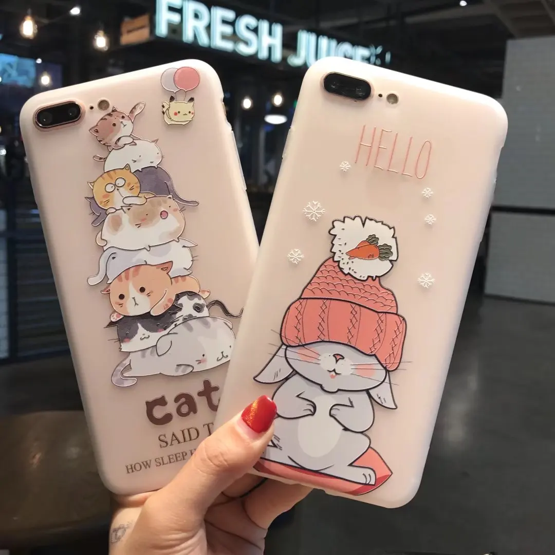 Мягкий силиконовый чехол Kuutti для iPhone 6 7 8 Plus X |