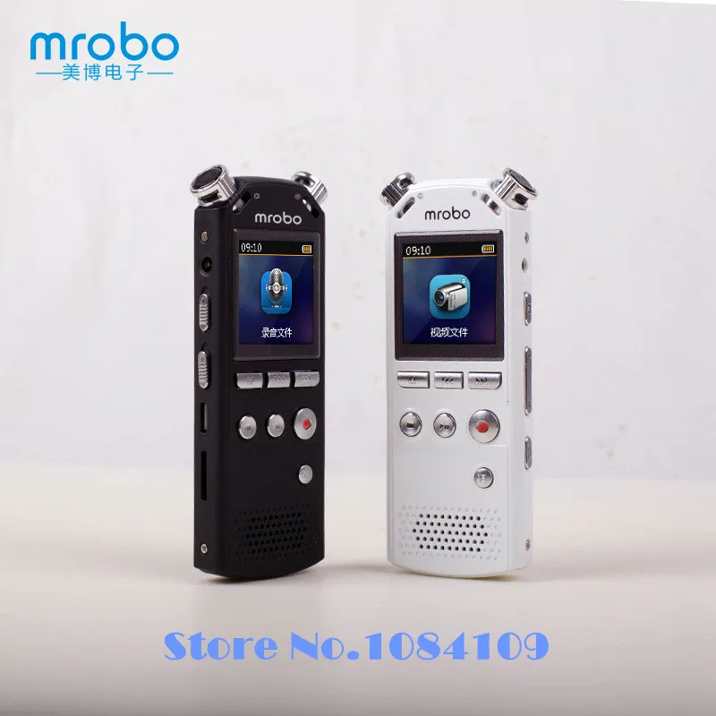 Мини-ручка для камеры Mrobo M58 HD цифровой диктофон 8 ГБ MP3-плеер + наушники |