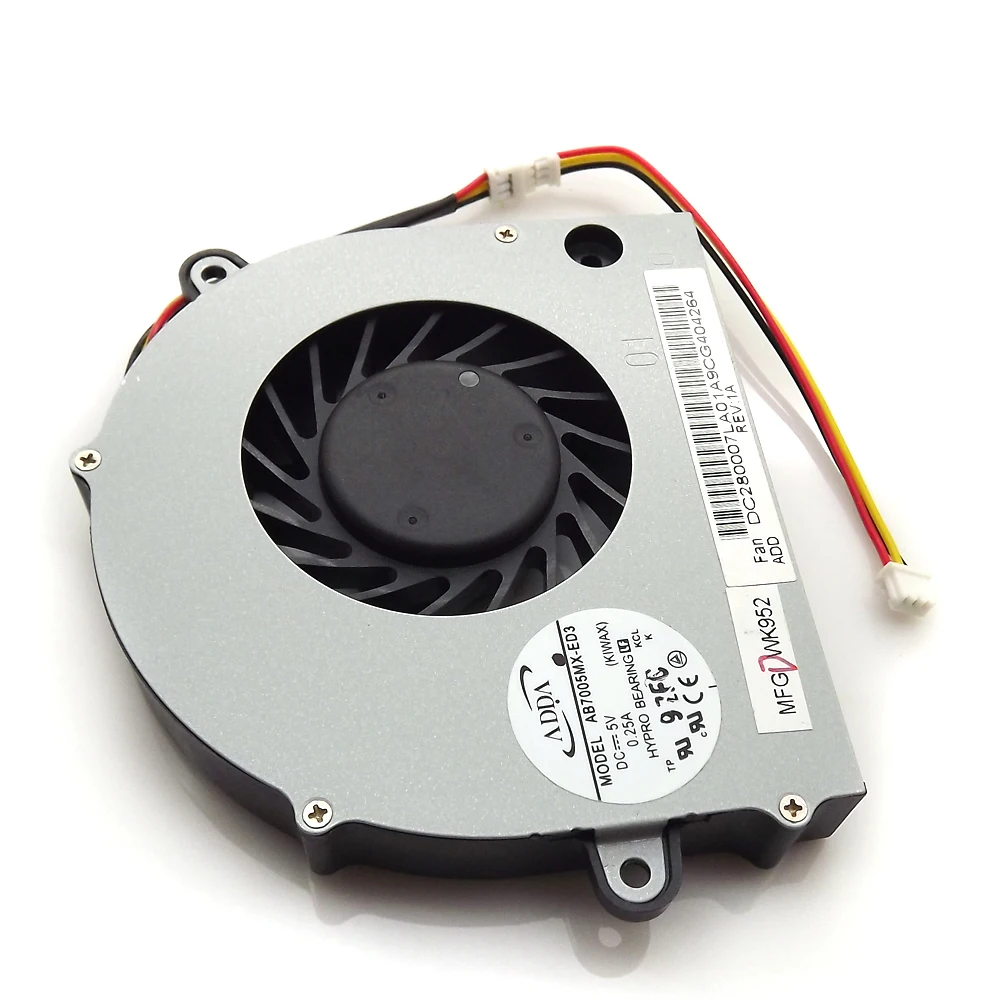 Новый охлаждающий вентилятор для процессора ноутбука Lenovo G450 G550 G455 G555 G555A TOSHIBA