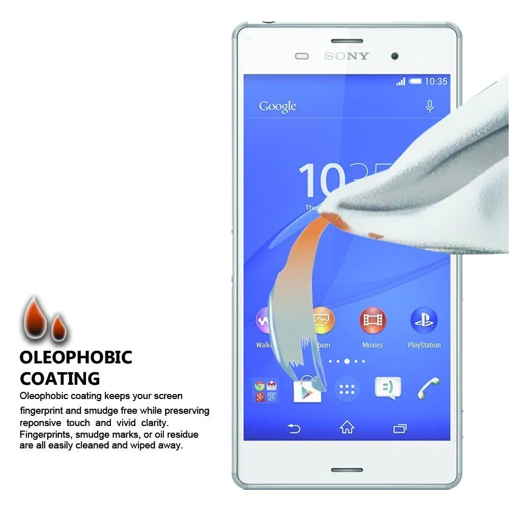 Высококачественное закаленное стекло WZH для SONY Xperia Z3 протектор экрана D6603 D6643 D6653 9H