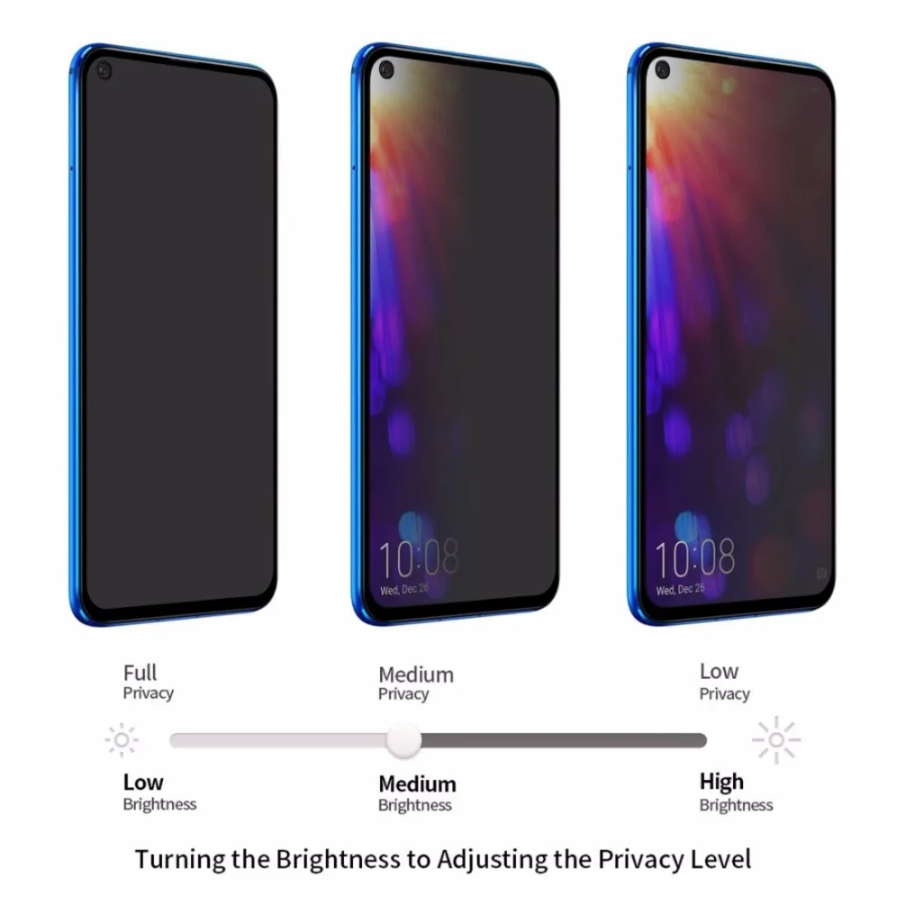 Закаленное стекло с антибликовым покрытием для Huawei Honor View 20 0 26 мм 9H 2.5D | Мобильные