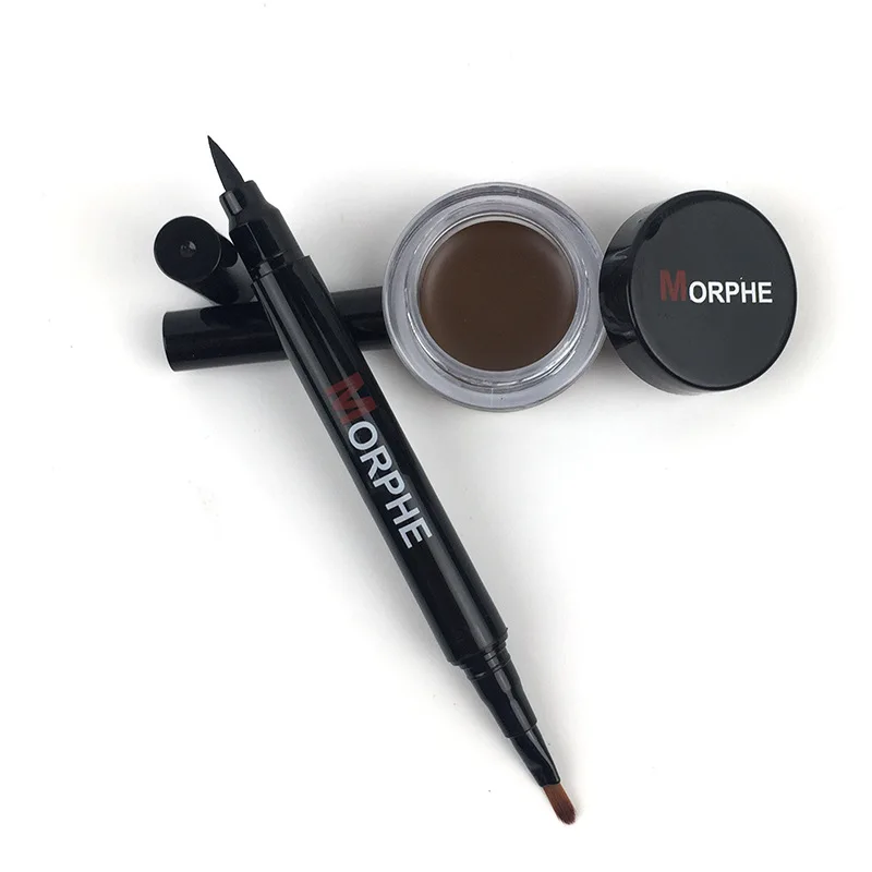 2 шт./компл. Набор Для Макияжа Подводка Глаз Бровей Крем Длительный P06 | Красота и