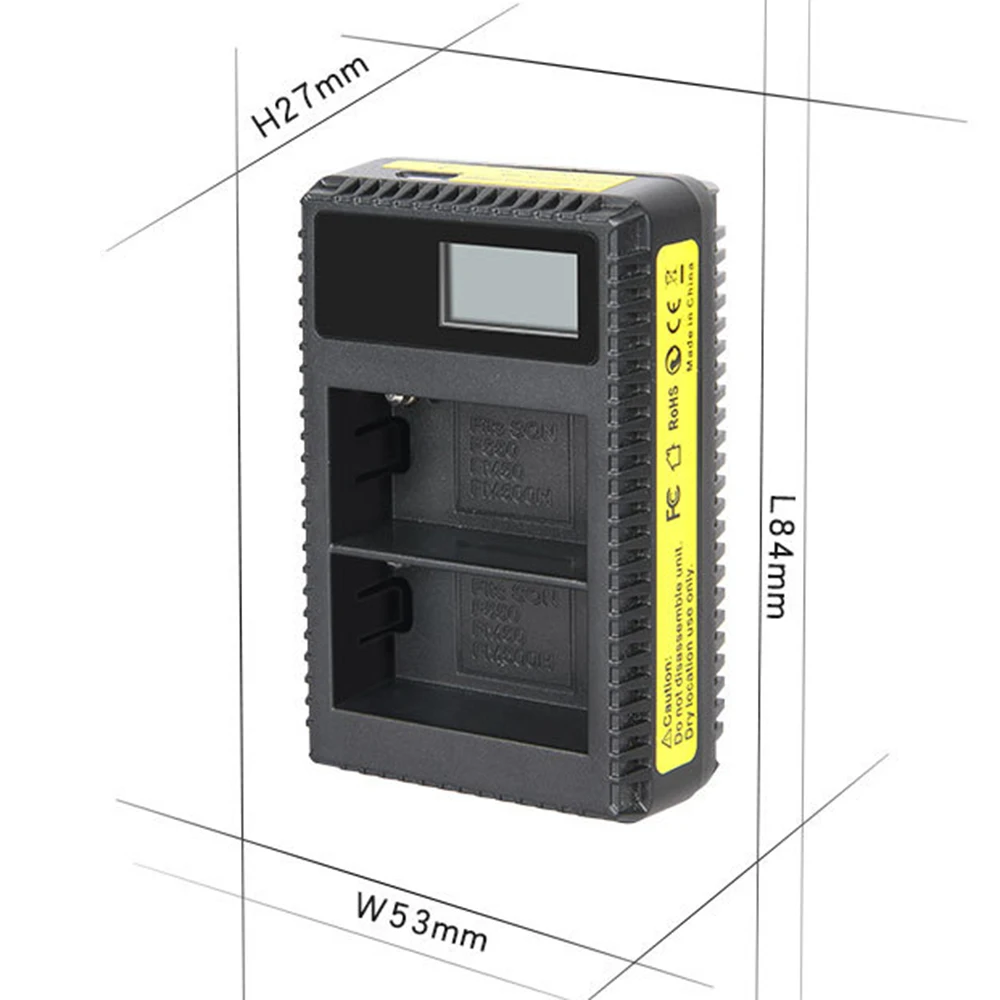 Аккумулятор для фотоаппарата 2600 мАч с ЖК дисплеем и USB портом|camera battery|np-f960 np-f970np-f970
