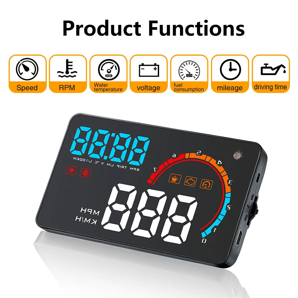 Дисплей OBD2 Диагностический диагностический на борту компьютера 4 0