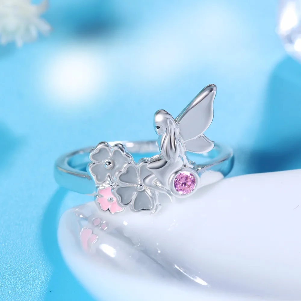 ERLUER Girl Fashion Personality Charming Ring Cute Friendship Casual Party Wedding Jewelry Rings for Women Christmas Lover Gifts | Украшения