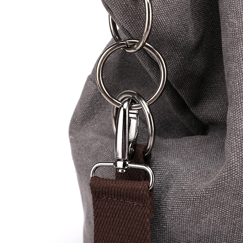 Сумка мессенджер Женская холщовая Модный саквояж на плечо большой вместимости