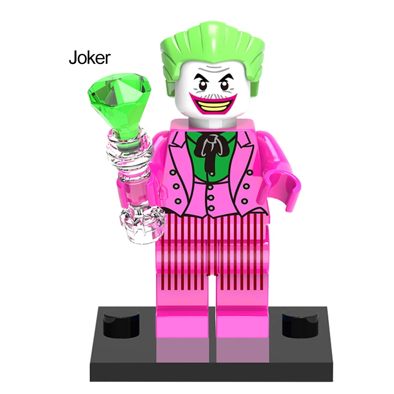 30 шт. кубики супергероев Джокер пират Бэтмен женщина кошка пингвин строительные