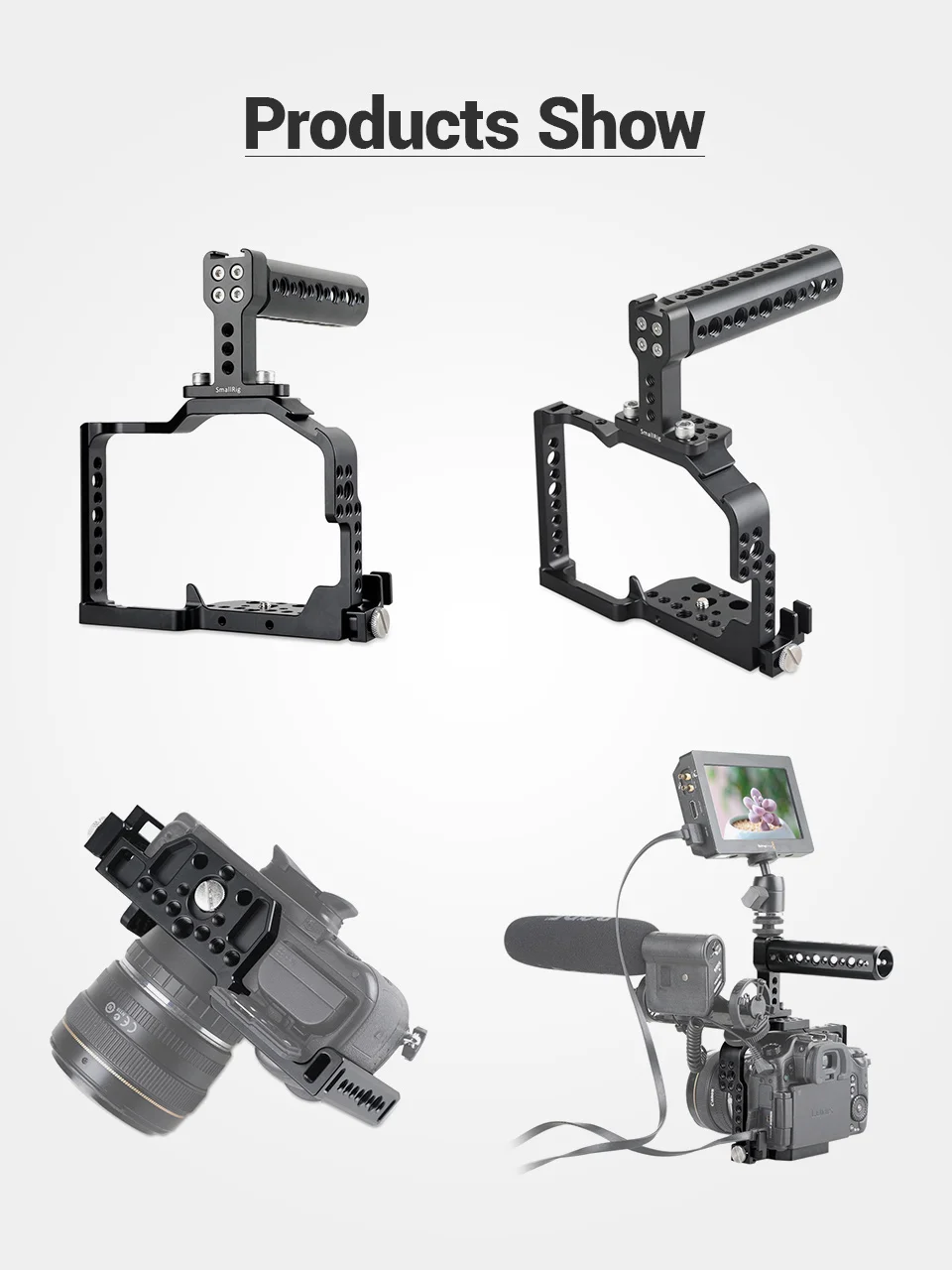 SmallRig для Panasonic Lumix DMC-GH4/GH3 камера клетка комплект с верхней ручкой и HDMI зажим-1980