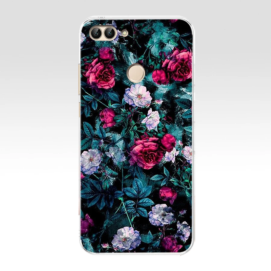 7 N huawei P Smart чехол TPU Мягкий силиконовый прозрачный чехол для телефона huawei P Smart Cover FIG-LX1 Enjoy 7S Чехол - Цвет: 7
