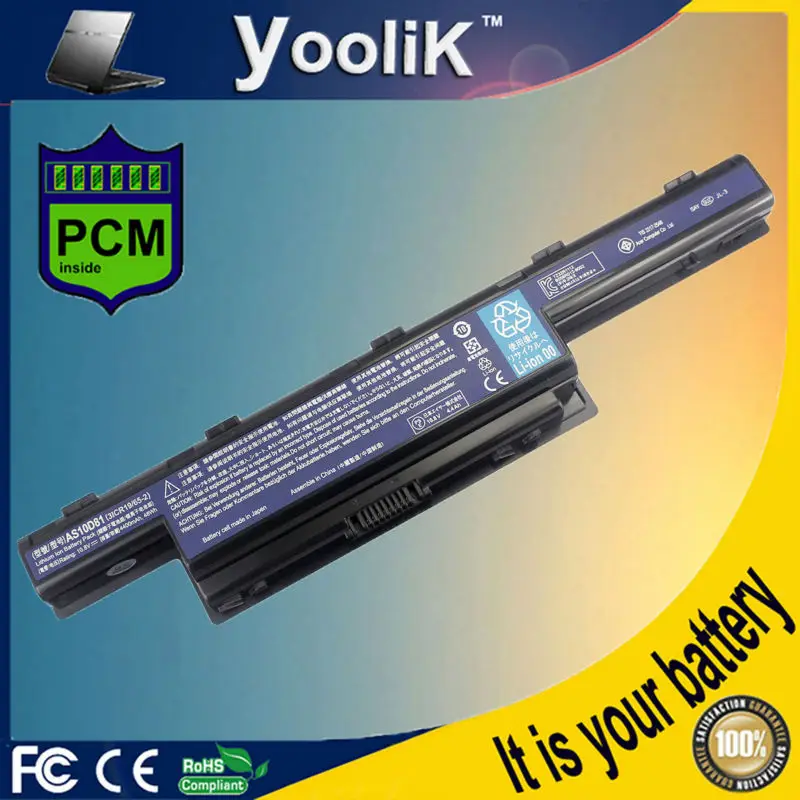 

Laptop Battery for Acer AS10D31 AS10D51 AS10D56 AS10D81 AS10D41 AS10D73 AS10D71 AS10D3E Aspire 5250 5733z 5750 7741 5755 5253