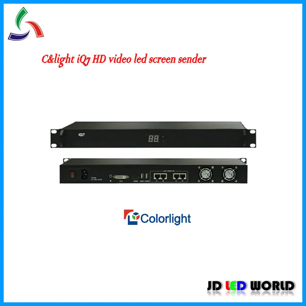 Цветной свет iQ7 видео светодиодный экран контроллер отправителя коробка