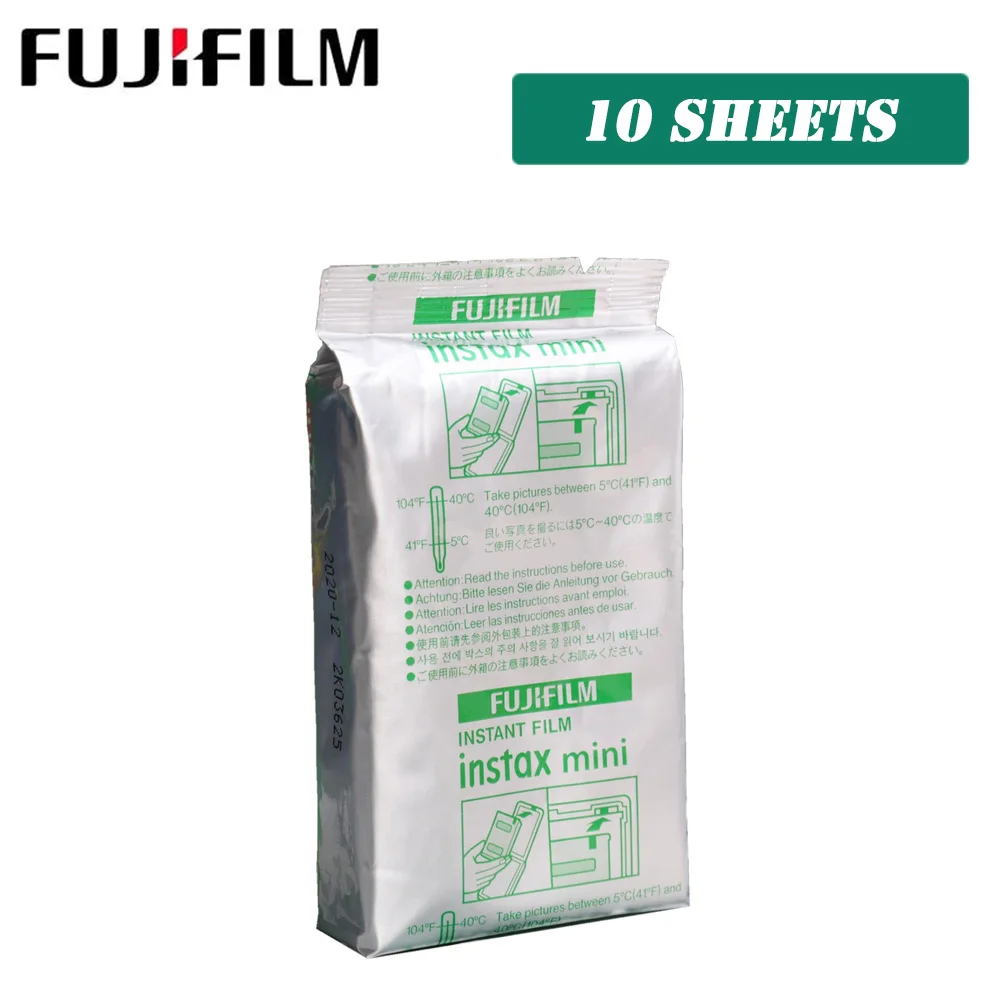 10 sheets Белая пленка Fujifilm Instax Mini 9 3 дюйма 10 20 30 40 50 60 100 листов для камеры моментальной печати Polaroid FUJI Mini 9 8 7s 70 90 - Color: 10 sheets