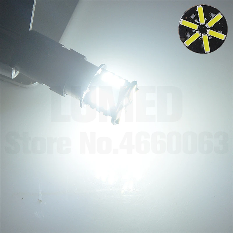 

100x 1156 BA15S P21W 21 7020 LED Car Tail Bulb 12V Auto Daytime Running Signal Light