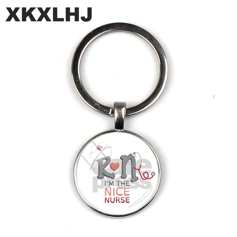XKXLHJ 2018 модный выпуклый брелок с надписью I'm the Nice для медсестер|Брелоки| |
