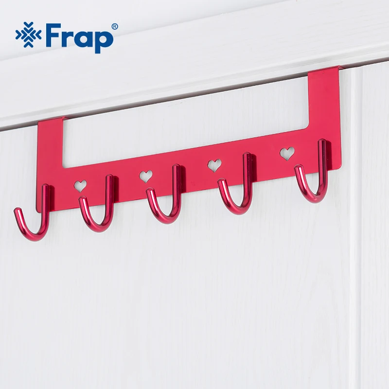 Frap Новое поступление красный крючок для одежды на дверь домашнее пространство