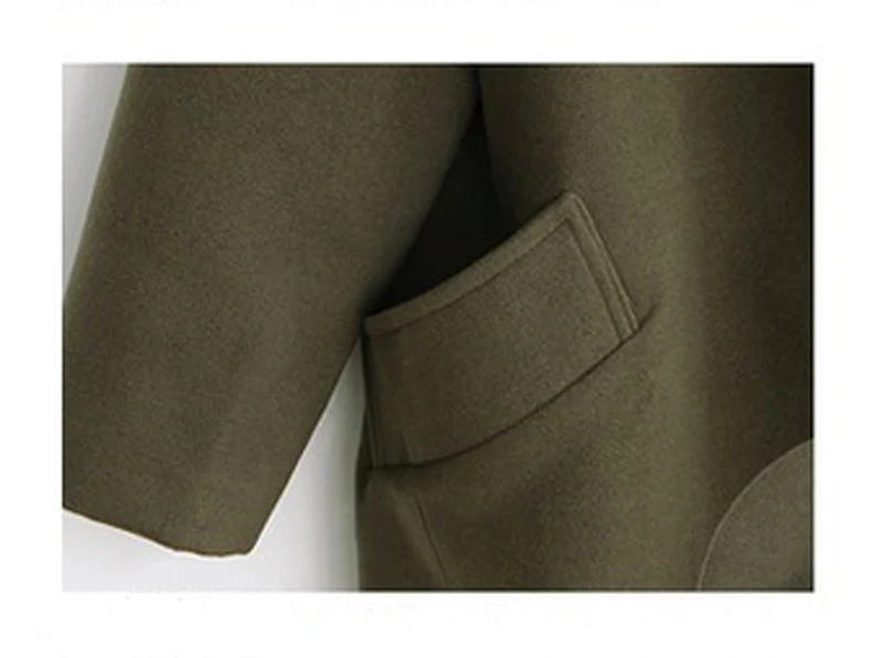 Женское шерстяное пальто ZADORIN однотонное винтажное Элегантное зимнее с длинным