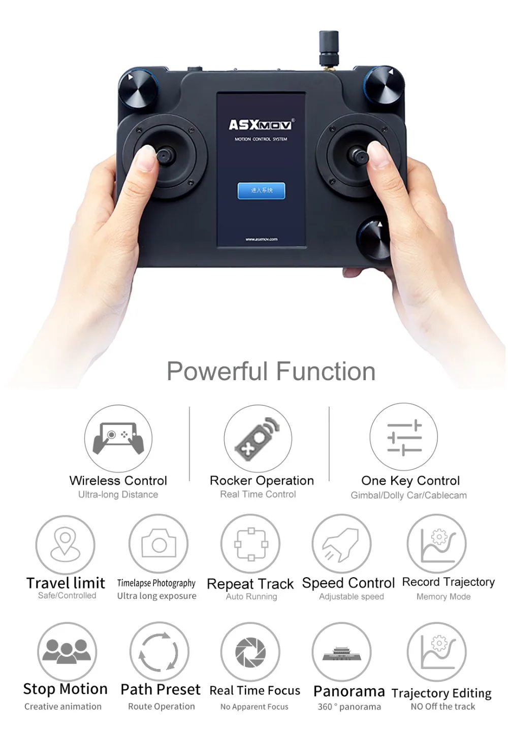ASXMOV cablecam панорама замедленная съемка для аэровидеосъемки карданов Система