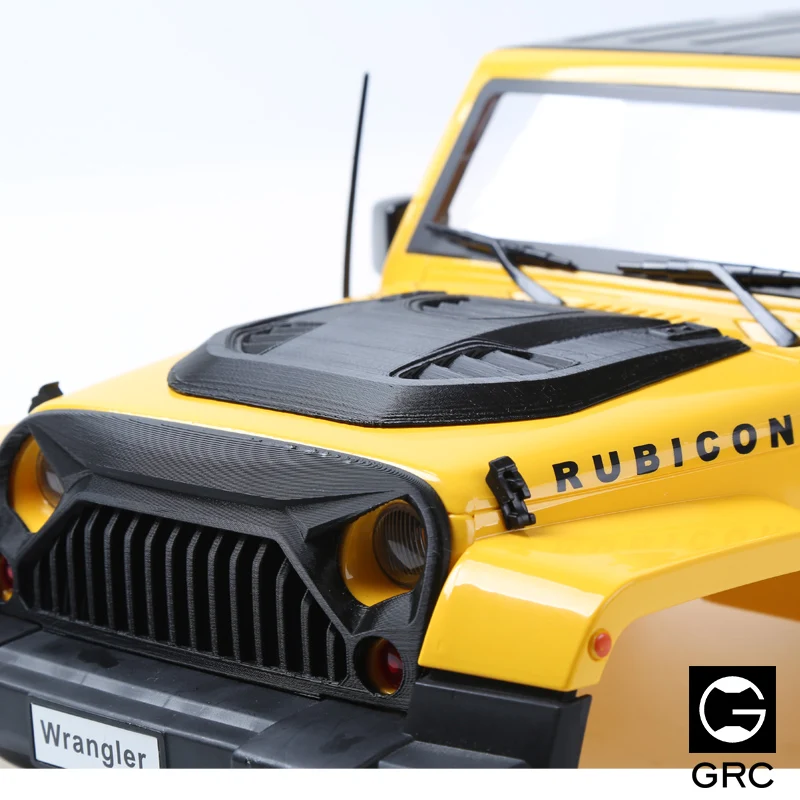 Пластиковый капот двигателя для RC 1/10 осевой SCX10 Tamiya CC01 RC4WD D90 Jeep Wrangler корпус