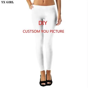 PLstar Cosmos YX девушка 3D печать Сделай Сам индивидуальный дизайн для женщин леггинсы, повседневные штаны размера плюс S-3XL оптовая продажа для прямой поставки