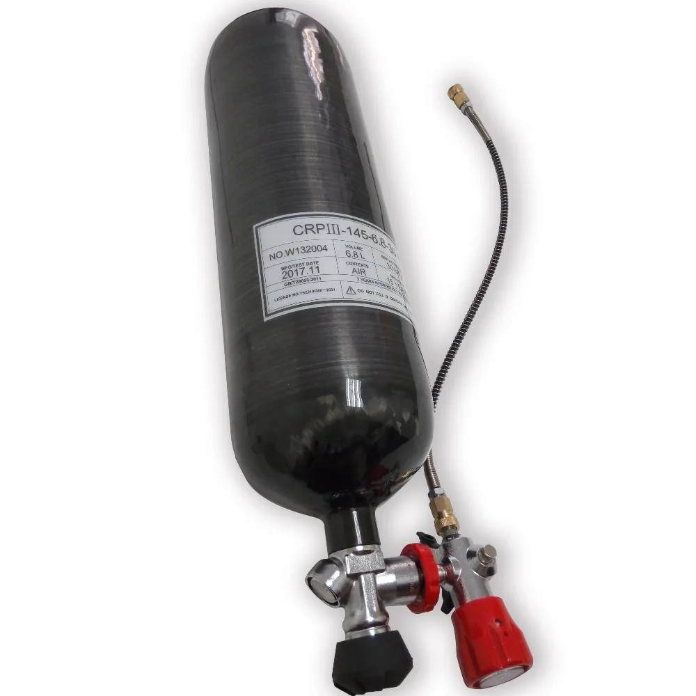 AC368301 Acecare 6.8L CE 300 бар воздушный шар для дайвинга Pcp Дайвинг Танк ВВС Кондор 4500углеродное волокно газ Pcp Airgun-M
