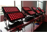 6 pieces 72x18w rgbwa uv 6in1 dual led city color wash light led outdoor city color wall light