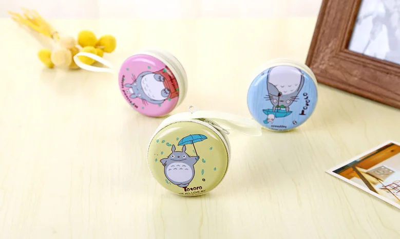 Kawaii 4 цвета, наушники Тоторо держатель провода коробка для хранения и держатель для ключей на сумку кейс; кошелек; сумочка; 7*3 см кошелек Чехол