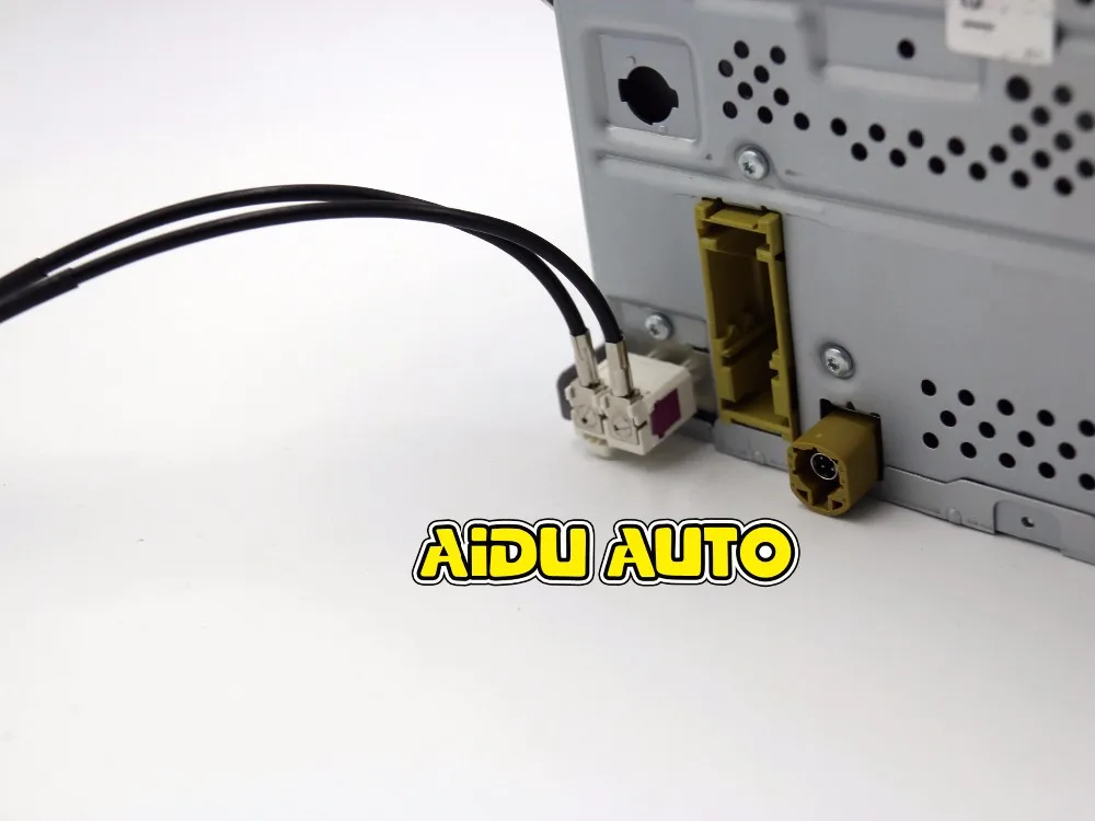 Для VW RCD510 RNS 510 FAKRA антенна разнообразие RNS510(MFD3) RCD510 310 радио антенна адаптер 2 в 2 кабель преобразования