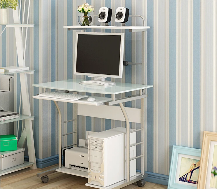 Компьютерный стол... Стол из закаленного стекла. | Мебель