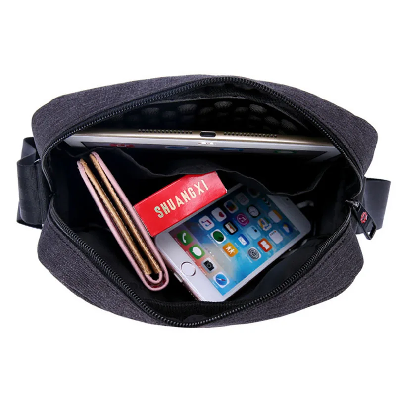 Мода 2017 г. бренд Мужские сумки Водонепроницаемый сумка Бизнес Повседневное