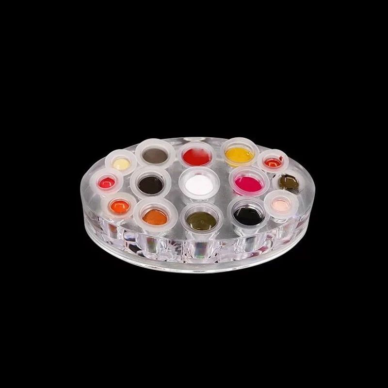 Tattoo Ink Cup Holder Microblading Pigment Rectangle/Oval Machine Permanent Makeup Supplies Accessories | Красота и здоровье