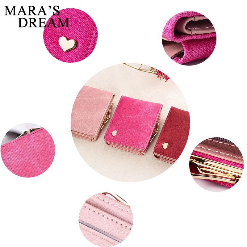 Маленький кошелек Mara's Dream для женщин роскошный бумажник с застежкой и
