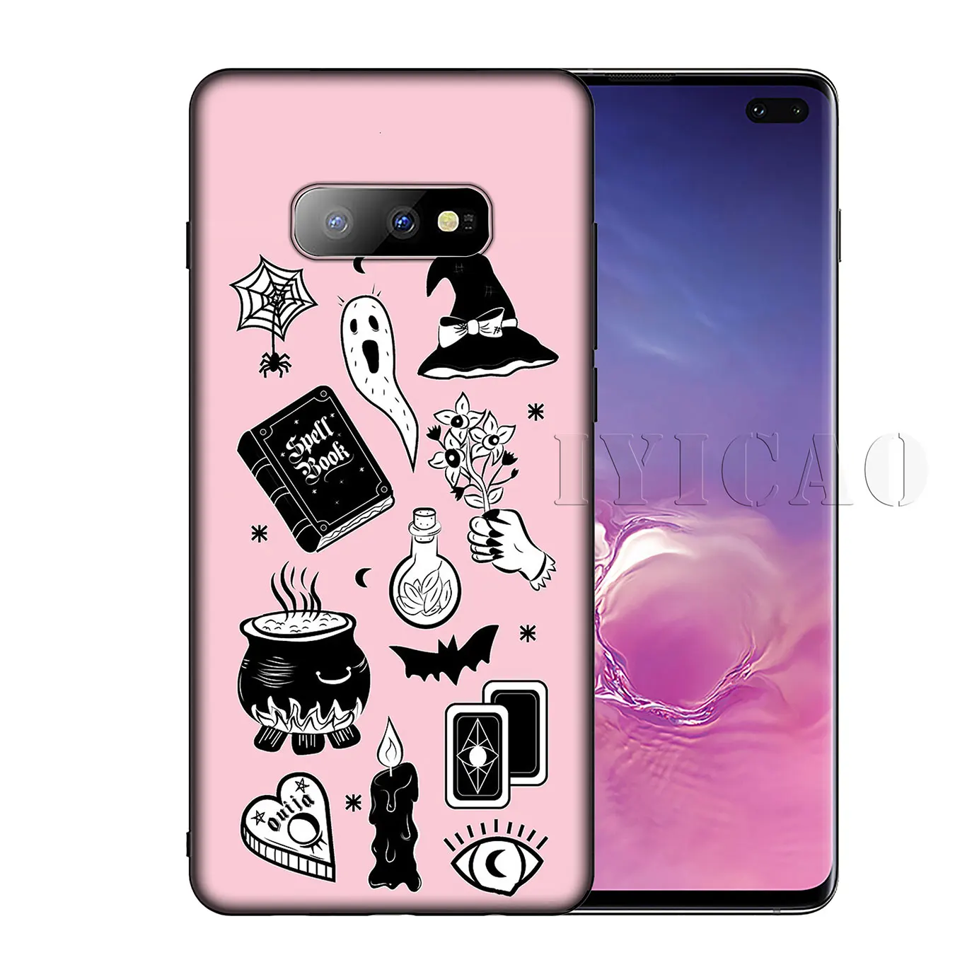 IYICAO Girly Pastel Witch Goth Мягкий силиконовый чехол для телефона Samsung Galaxy S20 Ultra S10 Lite S9 S8 Plus S6