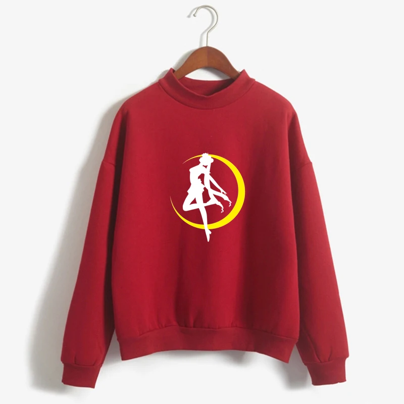 Мультфильм Сейлор Мун Женщины Толстовки Япония sudadera mujer Kawaii Женская Лолита панк зима Толстовка Спортивный Костюм Уличная
