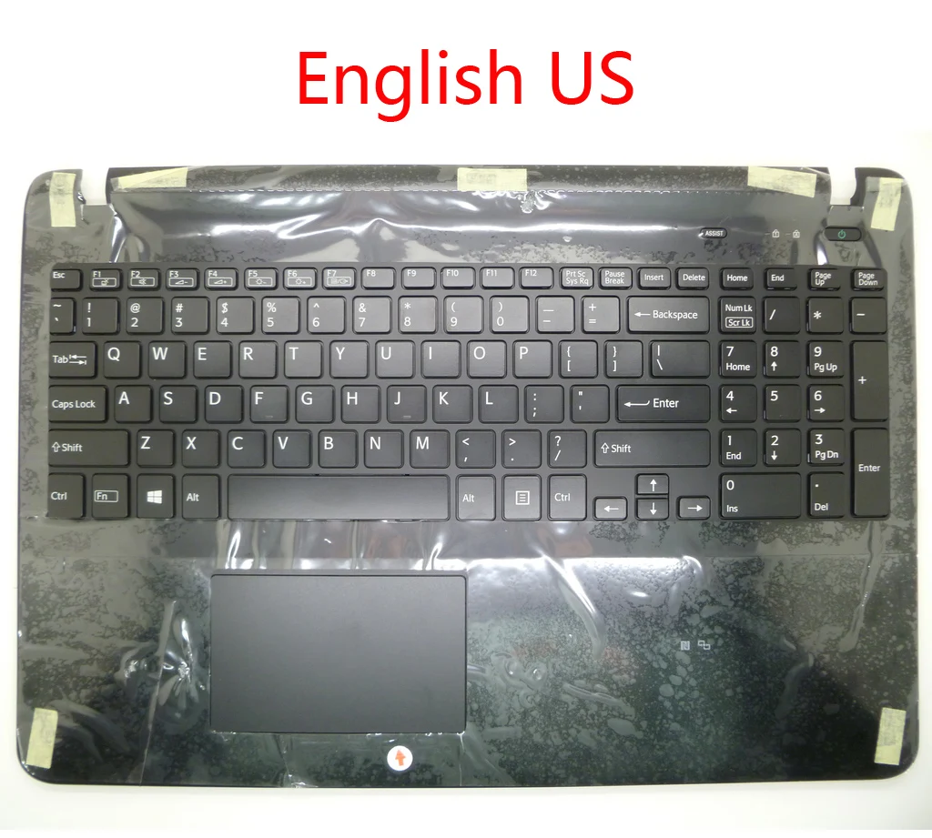 Подставка для ноутбука и клавиатура для SONY для VAIO SVF152 серии Английский США FR Французский Arabia AR Таиланд TI черный тачпад верхний чехол