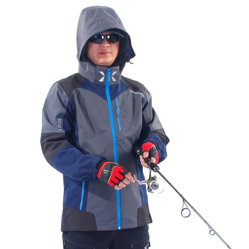 Shimano зимняя водостойкая дышащая флисовая куртка для мужчин рыбалка Ветровка
