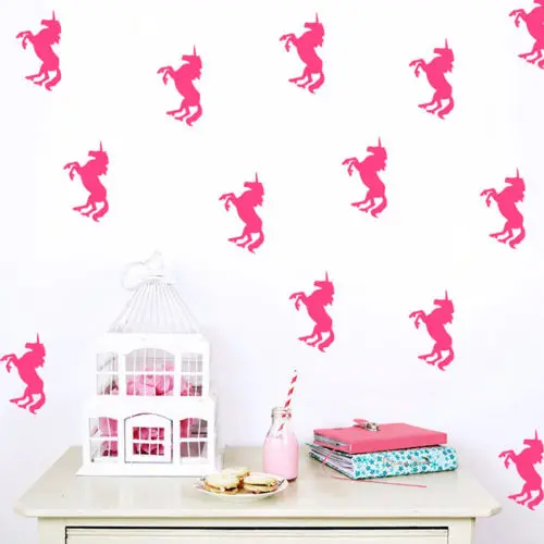 Единорог Wall Art Стикеры настенные виниловые наклейки в виде Фотообоев c