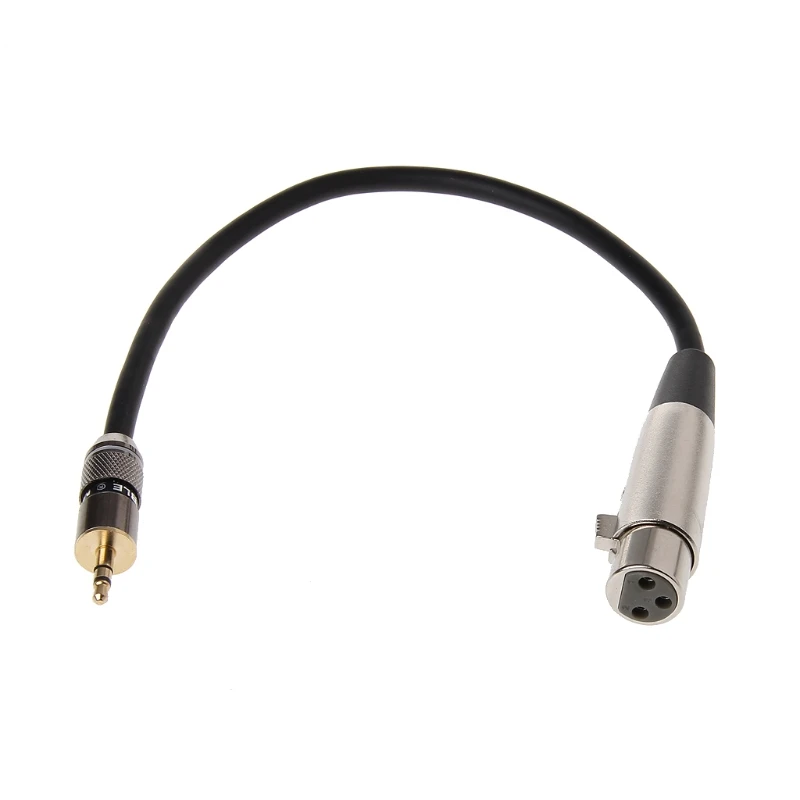 XLR 3Pin гнездо до 3 5 мм 1/8 &quotTRS мужской металлический разъем аудио адаптер кабель 0