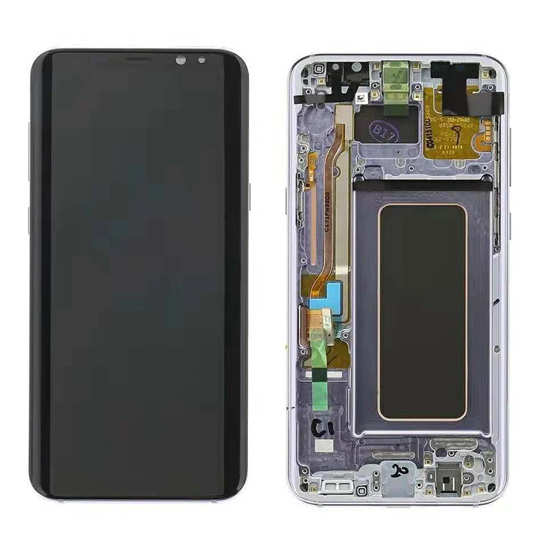 Для Samsung S8 ЖК-дисплей с рамкой Замена для SAMSUNG Galaxy Plus LCD G955 G950 G950F сенсорный экран