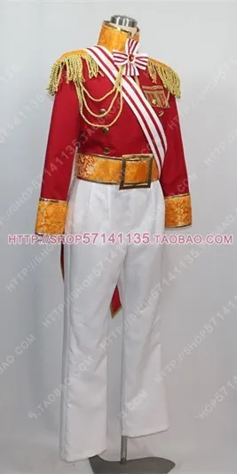 Роза Версаля Оскар La Rose de Versailles Франсуа де Jarjayes королевской гвардии форма Косплэй