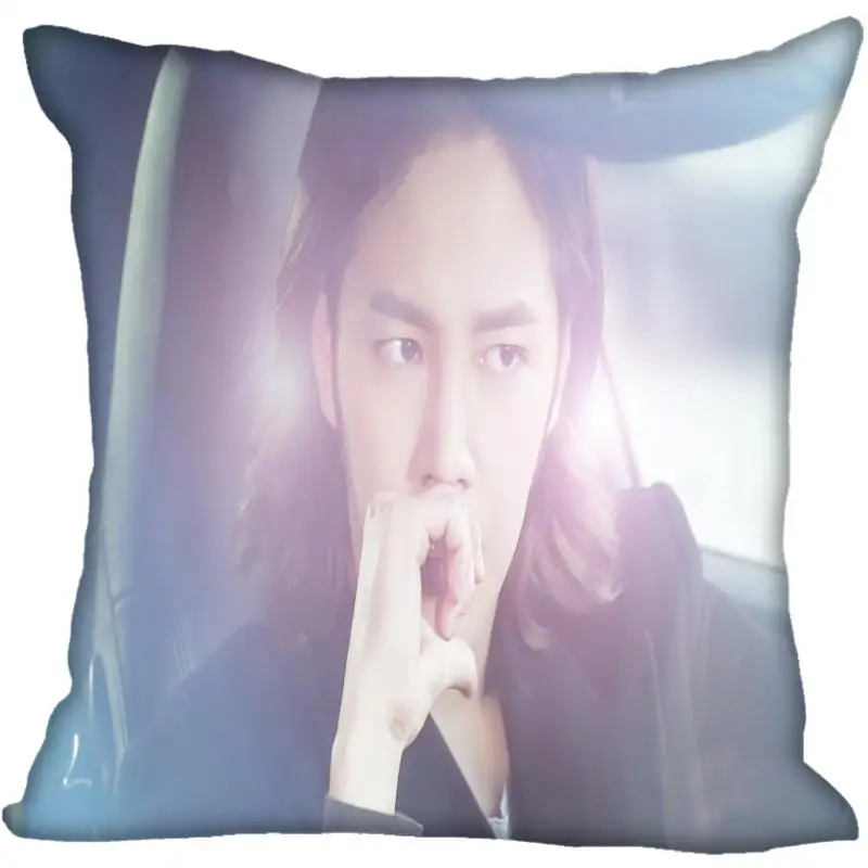 4 Fan Xi, хит, на заказ, KPOP Jang Keun Suk, принтованная шелковая квадратная наволочка, домашние декоративные Сатиновые Наволочки на молнии(одна сторона - Цвет: 4