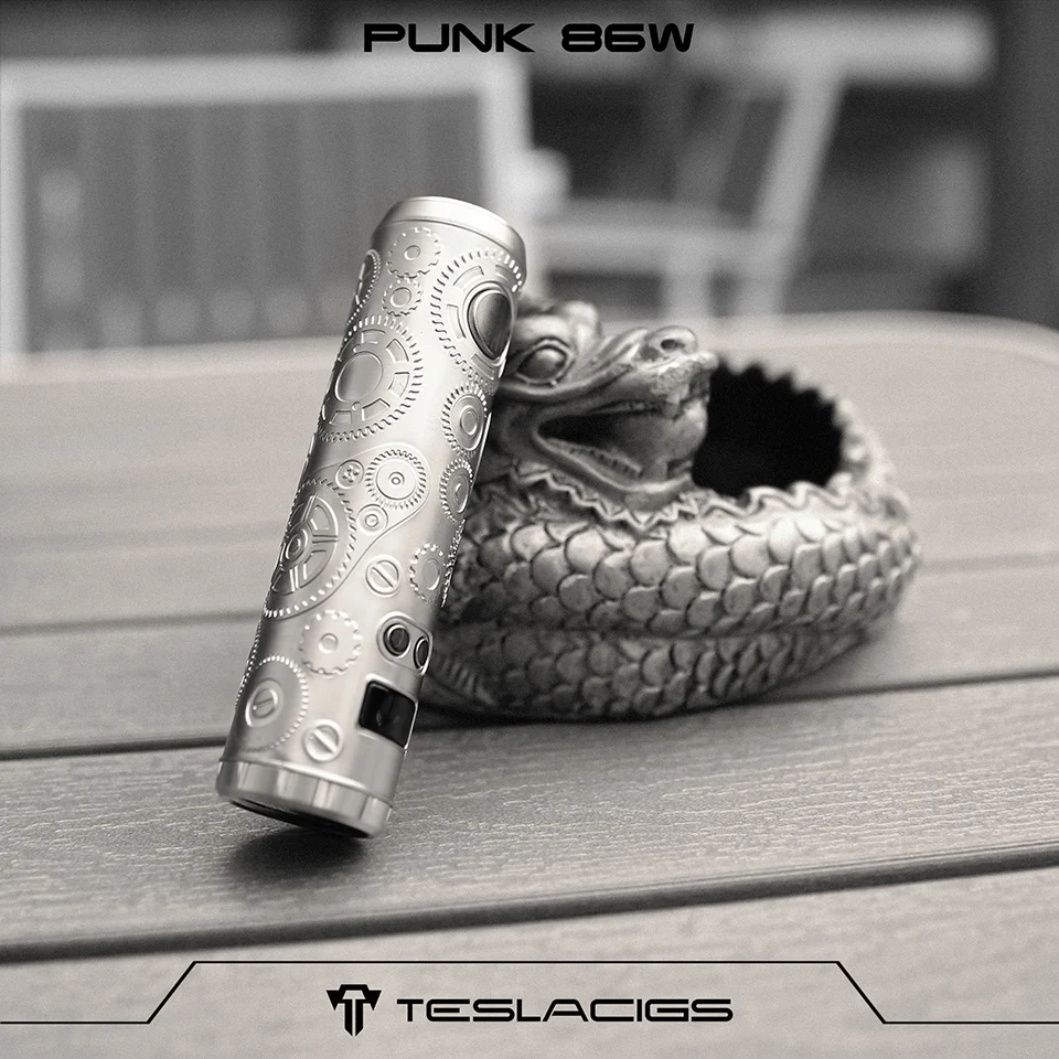 Оригинальный Teslacigs Tesla Punk 86 Вт бокс мод в стиле стимпанк электронные сигареты Vape Mod
