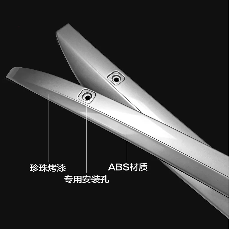 Для Toyota highlander 2015 2019 багажник на крышу рельсы бар багаж Carrier Bars top Cross Rail Boxes OEM| |