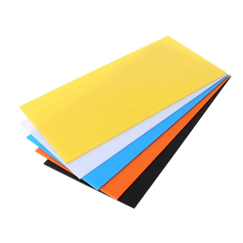 10X20 см доска из оргстекла цветной акриловый лист DIY игрушка аксессуары модель