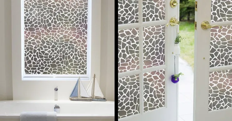 Самоклеящаяся матовая пленка для окон стеклянные наклейки высшего качества