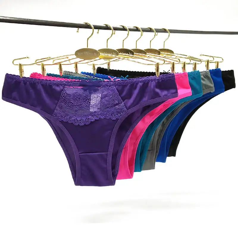 Комплект из 84 сексуальных атласных женских трусиков-бикини женское нижнее белье