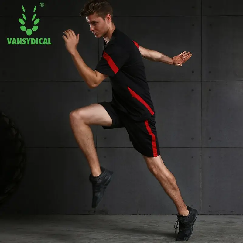 VANSYDICAL 2018 летние спортивные костюмы Для Мужчин's быстросохнущая управлением