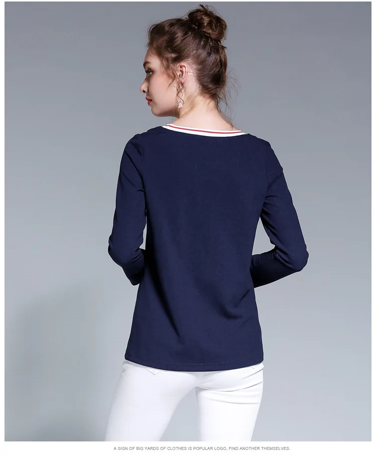 Новая модная женская трикотажная футболка Kerrilado в полоску с длинным рукавом и