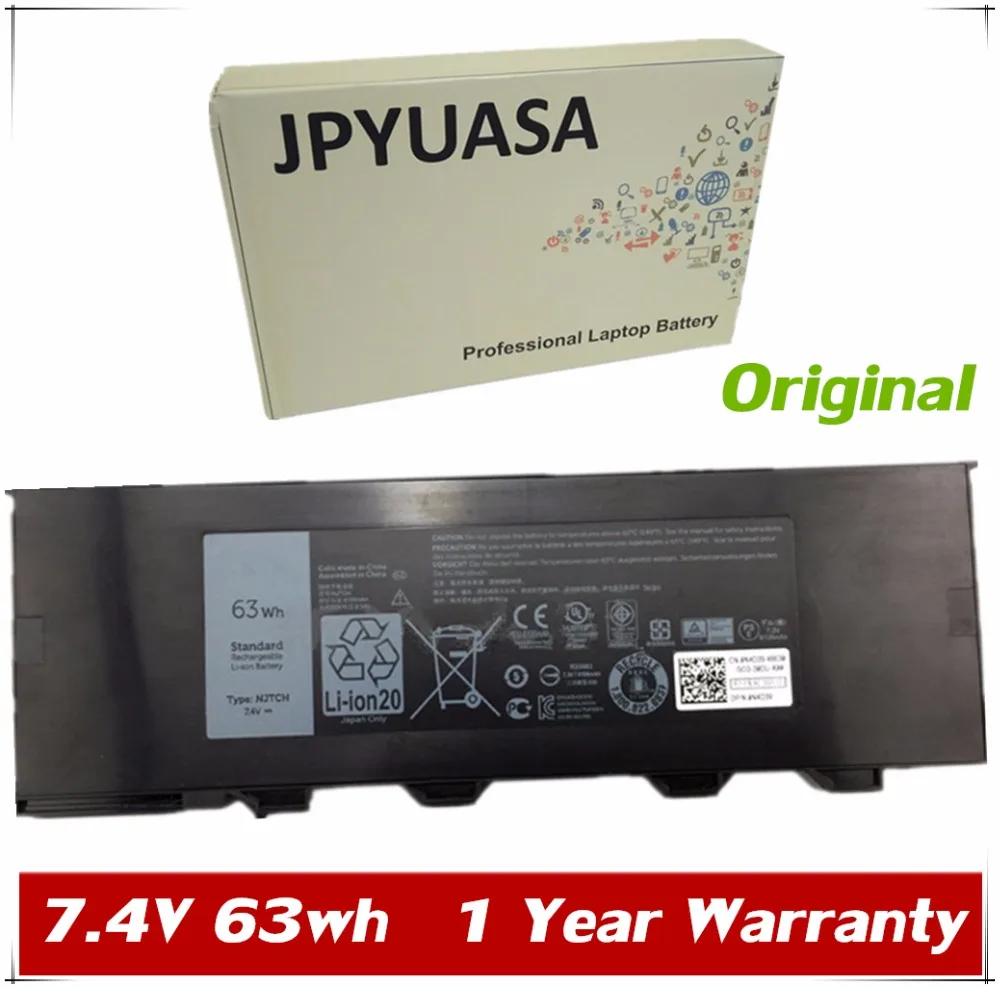 

7XINbox 7.4V 63wh Original Laptop Battery NJTCH For Dell Latitude 7204 7404 NJTCH 8G8GJ Tablet 1 year warranty